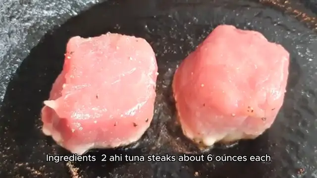 Video thumbnail for Ahi tuna recipe