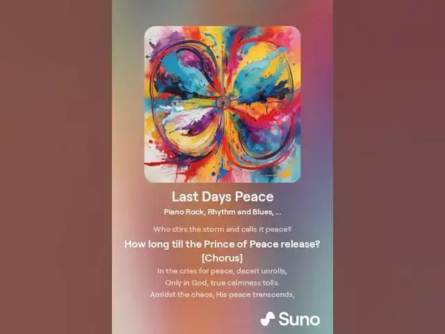 Video thumbnail for Last Days Peace: A Musical Journey Through Turmoil