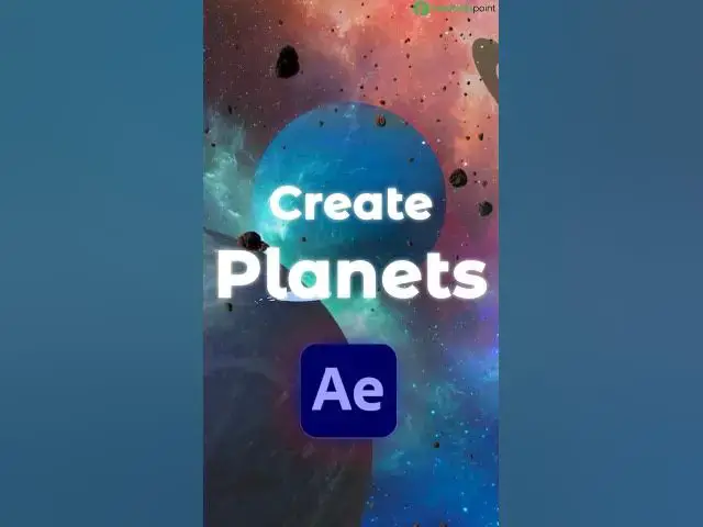 Video thumbnail for How to Create PLANETS in After Effects? #shorts #photoshop