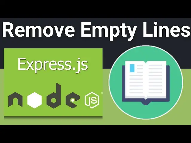 Video thumbnail for Node js Express Project to Remove Empty Lines From String Web App Tool in Browser Using Javascript