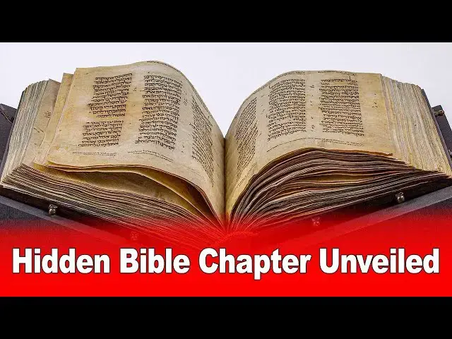 Video thumbnail for Hidden Bible Chapter Unveiled