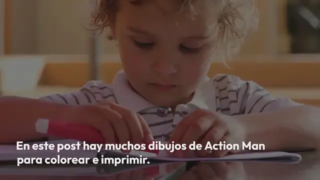 Video thumbnail for Action Man para colorear