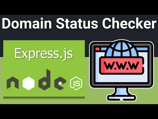Video thumbnail for Node js Express Project to Build Bulk Domain Status Checker if It's up or Down SEO Tool in Browser