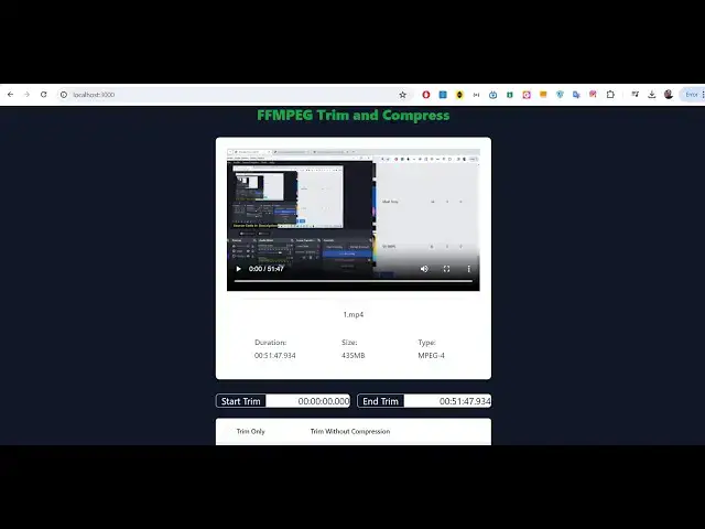 Video thumbnail for Build a React.js FFMPEG WASM Video Trimmer & Compressor Timeline Editor in Browser Using JS
