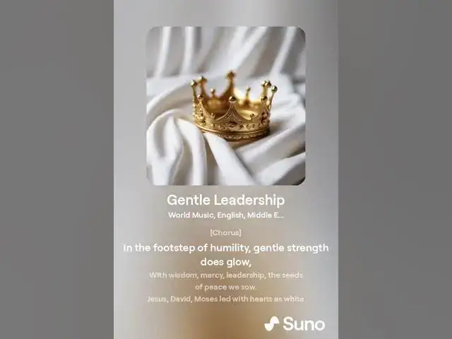Video thumbnail for Gentle Leadership: A Song of Humble Leadership