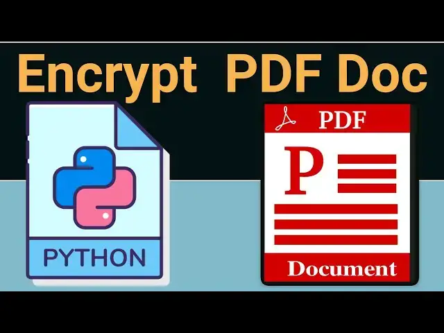 Video thumbnail for Python 3 Script to Encrypt PDF Document With Password Using PyPDF2 Library