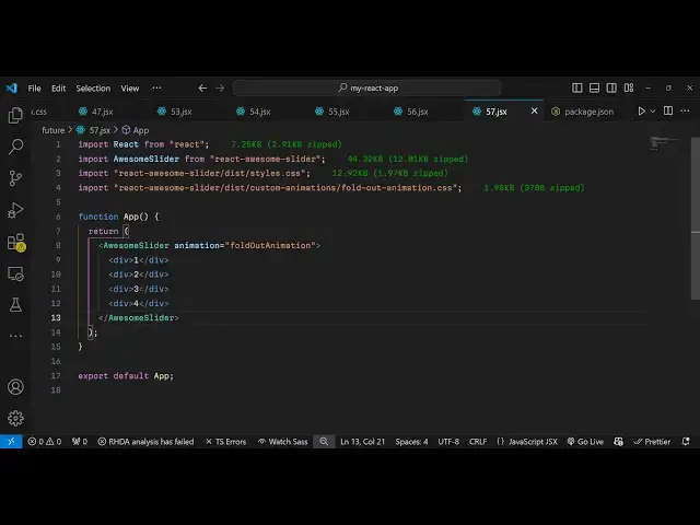 Video thumbnail for Build a React.js react-awesome-slider Example to Make Presentation & Image Sliders Animation in JSX