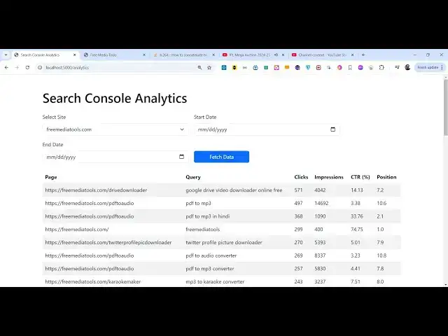 Video thumbnail for Build a Node.js Express Google Search Console API With OAuth2 to Fetch Website SEO Data in Browser
