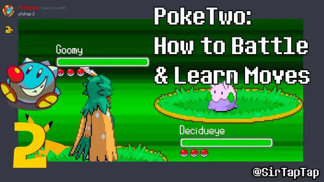 Video thumbnail for PokeTwo Guide: How to Battle other players! Learn moves, p!duel, strategy
