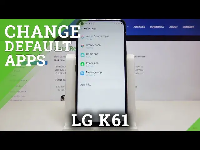 'Video thumbnail for How to Change Default Apps in LG K61 – Set Up Default Apps'
