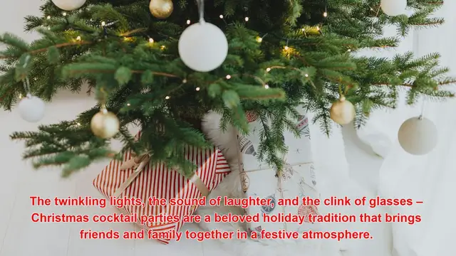 Video thumbnail for How Do People Celebrate Christmas With Festive Cocktail Parties?