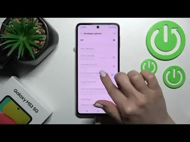 'Video thumbnail for How to Hide Developer Options on Samsung Galaxy M53 - Switch off Developer Options'