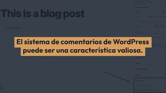 Video thumbnail for ¿Cómo deshabilitar los comentarios en WordPress? (y por qué quisiera hacerlo)