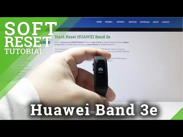 Video thumbnail for How to Soft Reset Huawei Band 3e - Reboot Watch