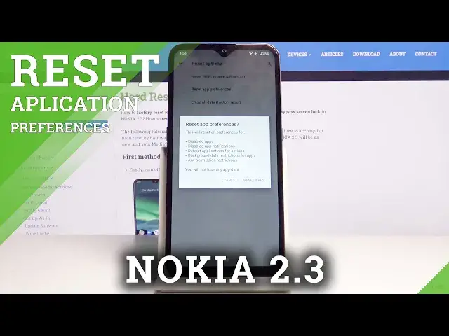 'Video thumbnail for Reset App Preferences NOKIA 2.3'