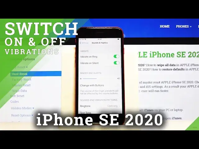 'Video thumbnail for How to Change Vibration in iPhone SE 2020 – Vibration Settings'