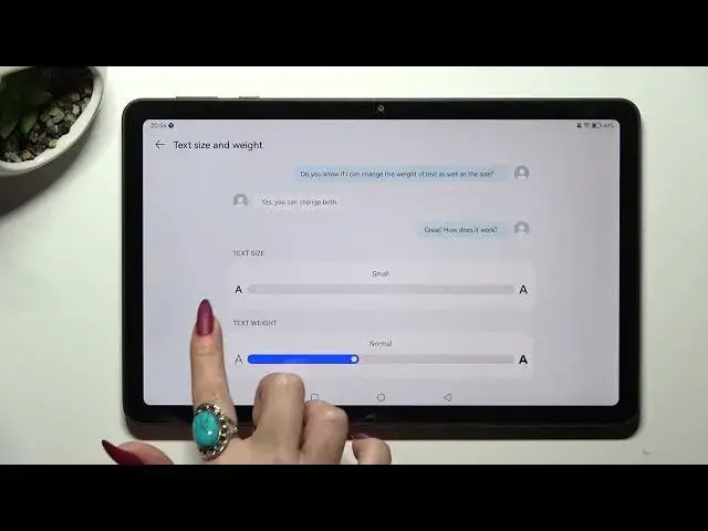 'Video thumbnail for How to Pick Smaller Text Size in Huawei MatePad SE - Find Font Size Options'