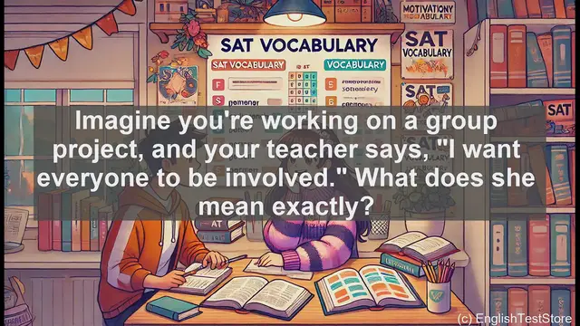 Video thumbnail for 5000 Must Know SAT Vocabulary - Understanding 'Involve': A Key Word for SAT Prep