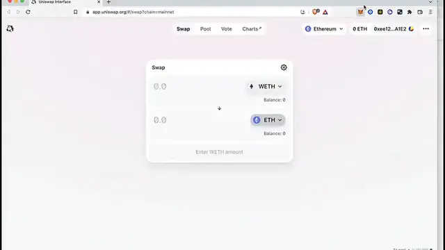 Video thumbnail for How To Convert WETH to ETH in METAMASK (Step by Step)
