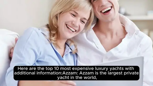 Video thumbnail for Top 10 Most Expensive Luxury Yachts