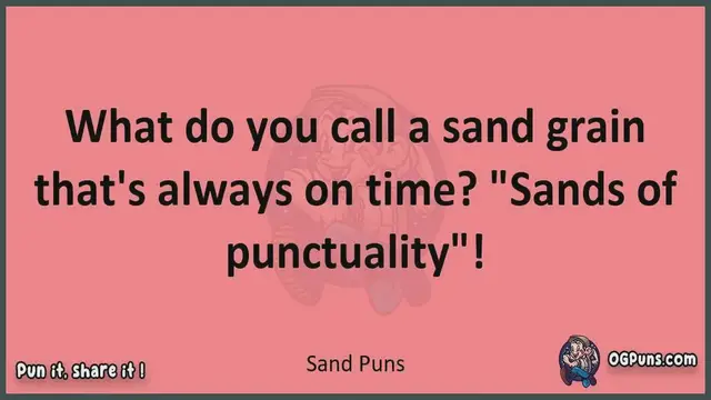 Video thumbnail for Sand - Jokes, Puns, Wordplays, and Laughter