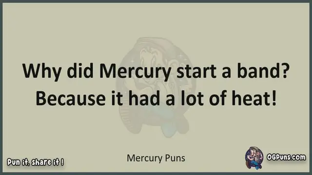 Video thumbnail for Mercury - Jokes, Puns, Wordplays, and Laughter
