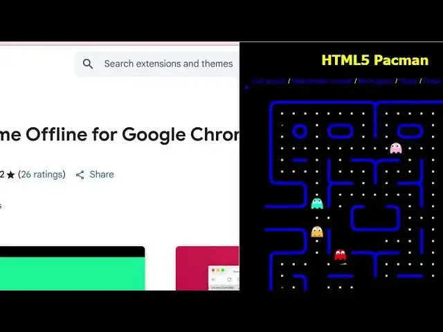 Video thumbnail for Pacman Game Google Chrome Extension – Play Classic Pacman Offline