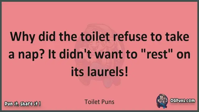 Video thumbnail for Toilet - Jokes, Puns, Wordplays, and Laughter