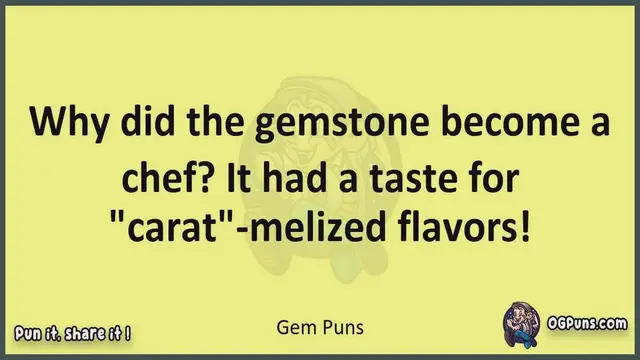 Video thumbnail for Gem - Jokes, Puns, Wordplays, and Laughter