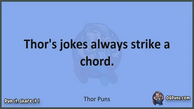 Video thumbnail for Thor - Jokes, Puns, Wordplays, and Laughter