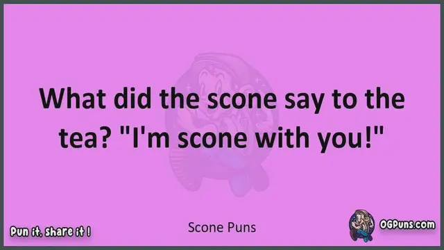 Video thumbnail for Scone - Jokes, Puns, Wordplays, and Laughter