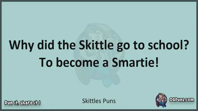 Video thumbnail for Skittles - Jokes, Puns, Wordplays, and Laughter