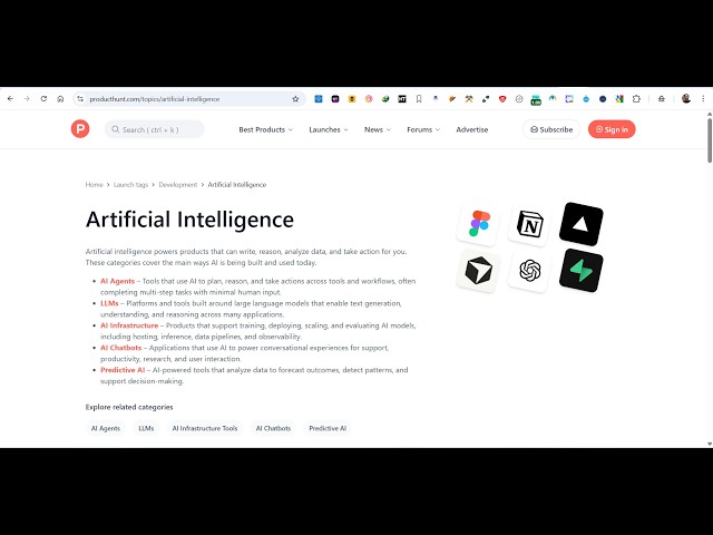 Video thumbnail for This ProductHunt.com Website Finds VIRAL AI Coding Apps & Startups Before Everyone Full Tutorial