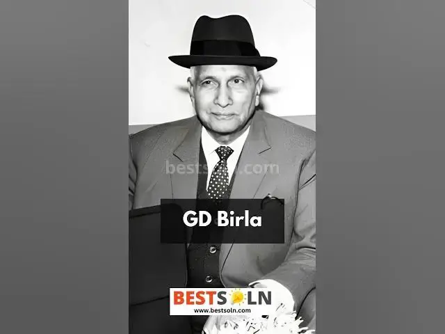 Video thumbnail for GD Birla Story #shorts #birlagroup #entrepreneurship #story #struggle #motivation #business #gdbirla