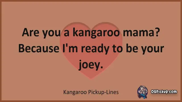 Video thumbnail for Kangaroo - Pickup-Lines & Rizz for Him & for Her