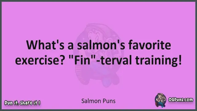 Video thumbnail for Salmon - Jokes, Puns, Wordplays, and Laughter