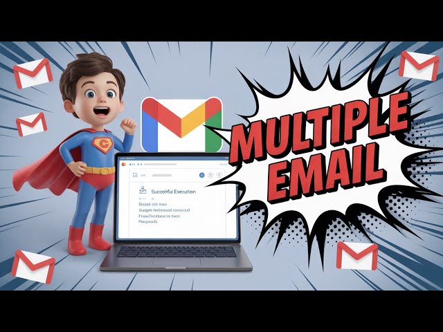 Video thumbnail for Google Apps Script Gmail API Example to Send Multiple Email Using MailApp & GmailApp Library in JS