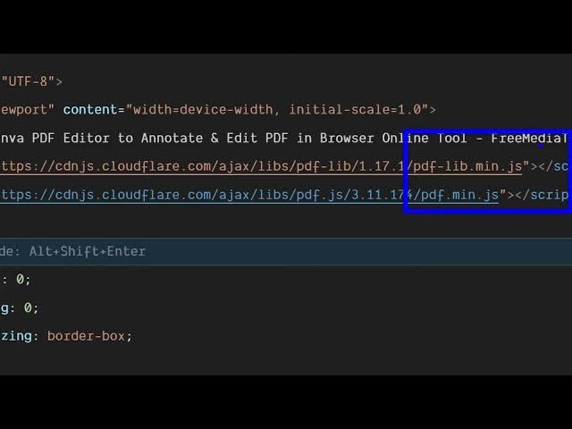 Video thumbnail for Build a Canva PDF Editor to Annotate & Edit PDF in Browser Using PDF-LIB in HTML & Javascript