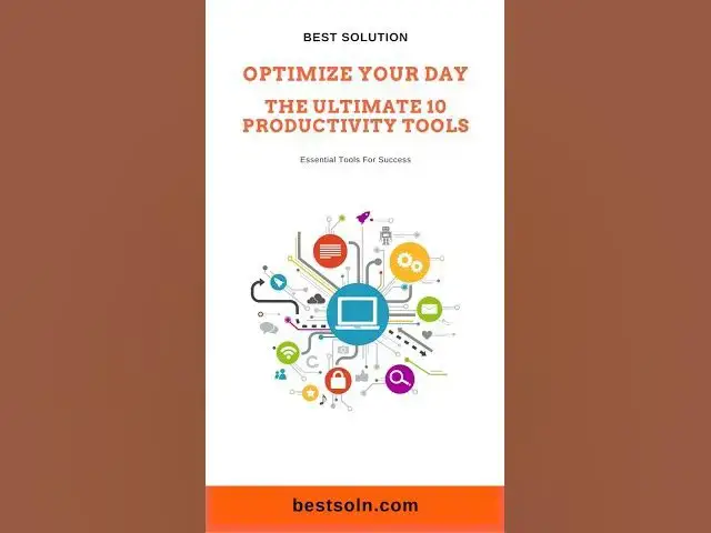 Video thumbnail for The Ultimate 10 Productivity Tools #shorts #productivitytools #efficiencyhacks #startup #tools