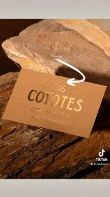 'Video thumbnail for Los Coyotes Mezcal Business Card'