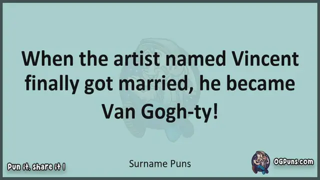 Video thumbnail for Surname - Jokes, Puns, Wordplays, and Laughter