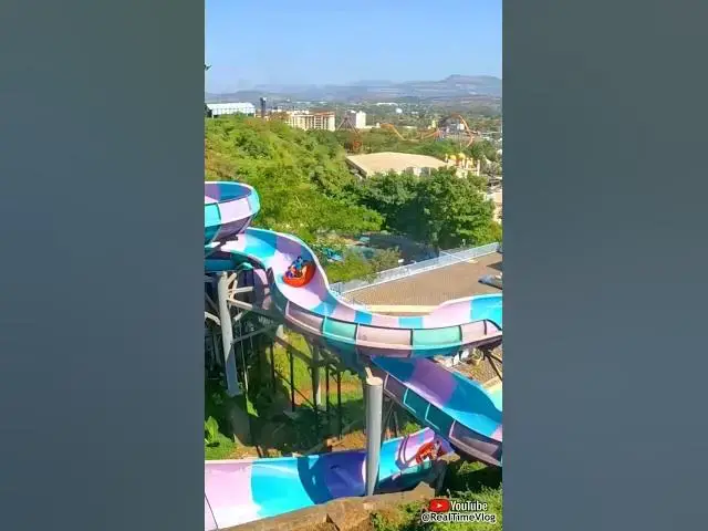 Video thumbnail for BIGGEST Water Slides - The Screamer at📍AQUA IMAGICA #shorts #waterpark