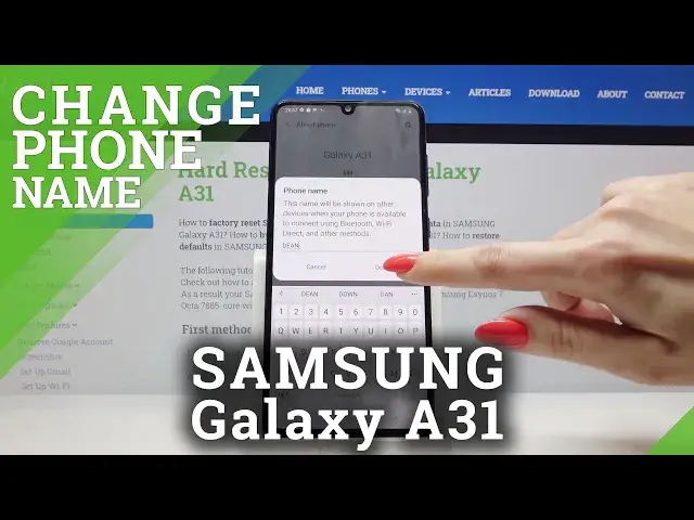 'Video thumbnail for How to Change Device Name in SAMSUNG Galaxy A31 – Set Up Username'