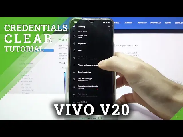 'Video thumbnail for How to Clear Credentials on VIVO V20 – Remove Credentials'