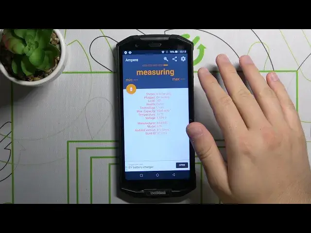 'Video thumbnail for How to Check Battery Temperature – Use Ampere App on DOOGEE S70'
