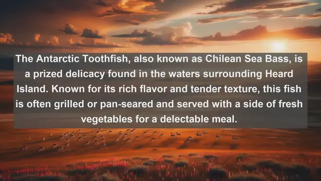 Video thumbnail for Culinary Treasures of Heard Island: Top 10 Mouthwatering Dishes You Must Try