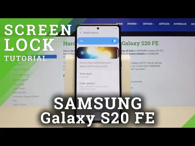 'Video thumbnail for How to Set Up Screen Lock in SAMSUNG Galaxy S20 FE – Add Passcode & Pattern'