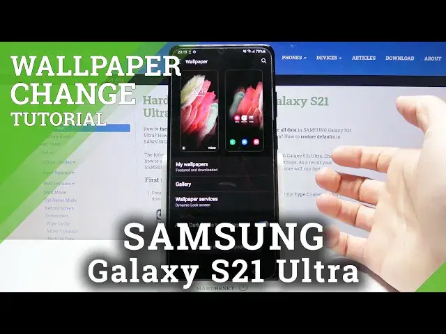 'Video thumbnail for How to Change Wallpaper in SAMSUNG Galaxy S21 Ultra – Update Home Screen Look'