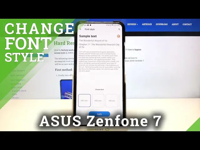 'Video thumbnail for ASUS Zenfone 7 – Change Display Settings & Font Style Choosing'