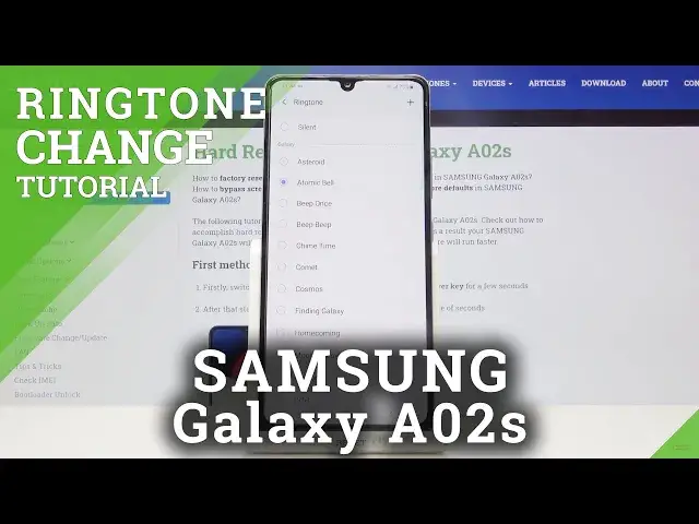 'Video thumbnail for How to Change Ringtone on SAMSUNG Galaxy A02s'